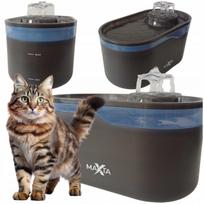 Automatinis vandens fontanas katėms ir šunims WF06, 2,6 l, su filtru, juodas