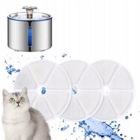 Fontano vandens gertuvės filtras, nerūdijantis plienas, 2,5 l, 3 vnt.