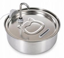 Automatinis gyvūnų girdytuvas TIAKI, 3 l, nerūdijančio plieno, su USB pompa ir filtru