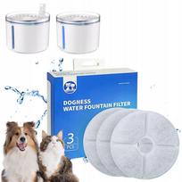 Fontano gertuvės filtras DOGNESS, 2,2 l, su arba be judesio jutiklio, 3 vnt.