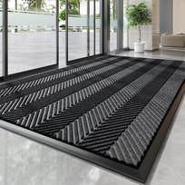 Heavy Duty PVC Rubber Doormat Tire Tread Design Non-Slip Dirt Trapper Entrance Mat Waterproof Indoor Outdoor Door Rug 50x80cm