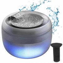 Gertuvė šunims ir katėms, tylus fontanas su LED, 2,5 l