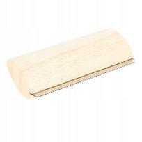 Gyvūnų šepetys šalinantis povilnį, 13×7×3,6 cm, šviesi mediena