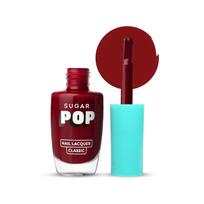 SUGAR POP Glossy Finish Nail Lacquer High Shine Long Lasting Chip Resistant Quick Drying Vibrant Color Nail Polish 10 Ml brown