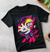 Boruto T-shirt Boruto Uzumaki Naruto Naruto Anime Manga Black Shirt Size S-5XL S black