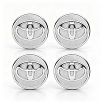 4Pcs 56/62mm Toyota Car Wheel Center Hub Cap Accessories For Toyota GR Corolla Yaris Aygo Prius RAV4 Crown CHR Camry Auris Verso gray