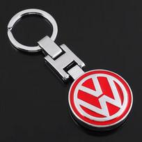 VW Polo Golf 4 5 Valve Stems Caps 3D Metal/Leather Car Logo Key Chain Keyring Auto Interiors Accessories For Volkswagen VW Rline Amarok T5 Phaeto cp50 juoda