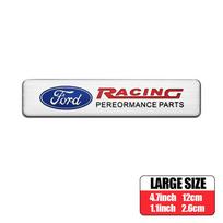Ford Focus Fiesta Ranger Mondeo Mustang Kuga Smax ST Edge Aliuminio Automobilio Kėbulo Bagažinės Lipdukas Emblema Dekoras Auto Aksesuarai white