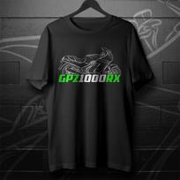 For Kawasaki GPZ1000RX 1986–1987 fans - Motorcycle T-Shirt S black