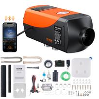 VEVOR dyzelinis oro šildytuvas su Bluetooth programėlės valdymu, 12V 5-8KW dyzelinis šildytuvas su automatiniu aukščio reguliavimu, nuotolinio valdymo pulteliu ir LCD
