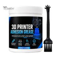 3D Printer Bed Adhesive Adhesion Paste, Anti-Warping Excellent Model Printing Fixative Grease, Reliable Filament Bonding on Surfaces Paste 1pc white