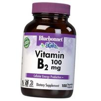 Riboflavinas, vitaminas B2 100, Bluebonnet Nutrition 100 kaps. (36393112) 100vcaps