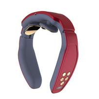 Neck Shoulder Neck Protector Intelligent Pulse Neck Massager Cervical Massager Electric Heating Cervical Spine Massager white