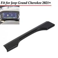 Console Dashboard Meter Cover Strips For Jeep Grand Cherokee + Carbon Fiber black