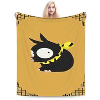 Ranma 1/2 Shampoo Manga Blankets  Wool Funny Warm Throw Blankets for Bedding Lounge  Winter 75x100cm 30x40in beige