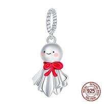 copper Cute Teru Teru Bozu Sunshine Doll Pendant Weather Charm Compatible With Authentic Charm Bracelets Women Do It Yourself Jewellery Gift white