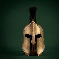 Spartan Helmet Replica Bronze Finish  Greek Warrior Collectible black