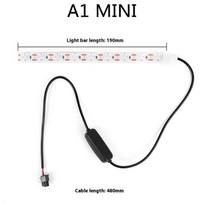 Atnaujinta LED juosta Bambu Lab A1/A1Mini, Ra95 Užpildanti šviesa, 24V Balta šviesa, Super ryški, Bambulab 3D spausdintuvo priedams white