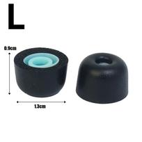 For Sony WF-1000XM5 Memory Foam Earphone Eartips with Dust Mesh Anti-Slip Replacement Ear Buds Perfect Noise Cancellation 1Pair black