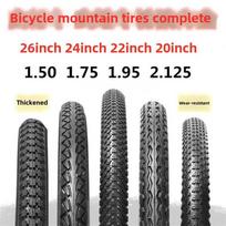 Thickened Bicycle Tire 20/22/24/26 Inch X1.50/1.75/1.95/2.125 Outer Tire 1 3/8 High Quality Cycling Tires For Road Mountain 24x13/8 tire