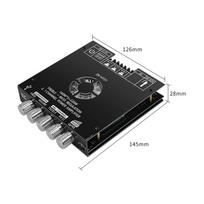 2.1 Kanalo Garso Stiprintuvo Plokštė Bluetooth 5.0 Garso Stiprintuvo Modulis Palaiko USB AUX Prievadą 160W*2 HiFi Apsauga Ventiliatorius Suderinamas su TDA7498E ZK-HT21 Electronic components