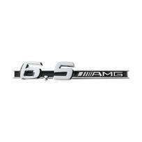 1 VNT 3D ABS Automobilio Šoninio Sparno Emblema Apdaila Kėbulo Bagažinės Ženklelis Lipdukas Automobilio Aksesuarai Mercedes Benz 3.2 5.5 6.3 6.5 AMG 1PCS white
