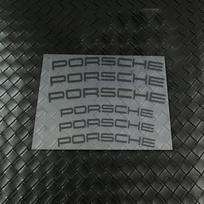 6pcs For Porsche Cayenne Panamera Macan 911 Taycan Boxster Cayman 918 Pajun Car Personality Sticker Fuel Tank Helmet Bike Decal ukrs60 gray