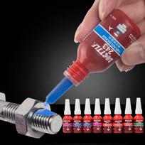 10ml Sriegių fiksavimo klijai Anaerobiniai klijai Metalinių tvirtinimo elementų sandariklis Skystas sriegių fiksavimo junginys Atsparus vibracijai Pramoninis įrankis mėlyna