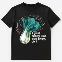 I Just Really Like Bok Choy Ok Unisex T-Shirt XL blue