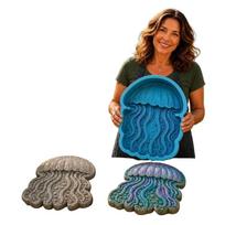 DIY Pattern Silicone Stepping Stone Mold Sea Turtle Garden Concrete DIY Mould  Outdoor Decor Style 5 blue
