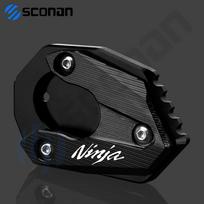 Motorcycle Accessories For KAWASAKI NINJA 250 NINJA 300 NINJA 650 650R NINJA 1000 SX Side Stand Pad Plate Kickstand NO LOGO Red red