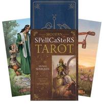 Modernus Spellcaster's Taro kortų kaladė Taro Melanie Marquis Naujas kortų žaidimas white