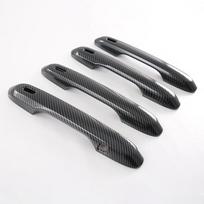 for Lexus NX 2022 Door Grab Handle Shell Decoration Trim Cover Decal Sticker Car Exterior Accessories Styling ABS Carbon Carbon Fiber Look gray