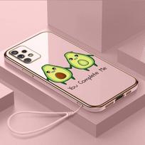 Prabangus padengtas TPU telefono dėklas su dirželiu, skirtas Samsung Galaxy A04 A05s A13 A14 A24 A54 A34 Note20 S23 Ultra dėklai A38 Delicious Avocado Cover Samsung Galaxy Note10+
