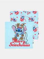 Sinsay - Pagalvių užvalkalų rinkinys su kalėdiniu motyvu Stitch - blyškiai mėlyna