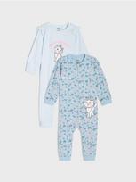 Sinsay - Medvilniniai šliaužtinukai su spaudiniu 2 pack Minnie Mouse - žydra