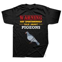 Unisex I Just Really Like Pigeons Ok Funny Bird T Shirt Tee Tops Round Neck Short-Sleeve Fashion Tshirt Clothing Casual Basic T-shirts 4XL gray