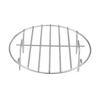 Orkaitės kepimo grotelės metalinės kvadratinės/apvalios/stačiakampės orkaitės grotelių lentynos Airfryer priedai, skirti Cosori, momentiniam sūkuriui, gurmanams, maistui sidabras