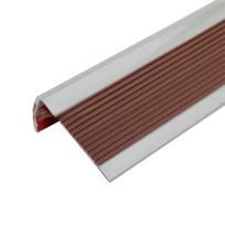 1 Roll Stair Edge Protector Soft PVC Non-slip Stair Nose Edging L-Shape Self-Adhesive Step Edge Trim Strips Step Protector