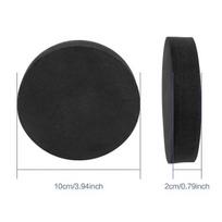 4Pcs Equipment Pads Anti Vibration Washing Machine Pads Shock Absorbing EVA Mats Vibration Isolation Mats for Dryer Treadmill black