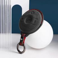 For Mercedes-Benz Smart Elf Key Set 1 Barbos Smart Car Ring Top Grade Car Key Case Accessories gray