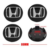 4 vnt. 56/58/60/69 mm Automobilio ratų centriniai dangteliai Priedai Honda Type R Type S VTEC DOHC Modulo Vezel Legend white
