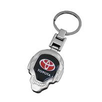 Automobilio logotipas Raktų pakabukas Toyota Corolla Prius Land Cruiser Rav4 Yaris Hilux CHR Camry Highlander Prado Automobilio rakto dekoracija RB4 gray