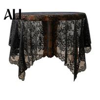 Floral Lace Tablecloth Tablecloth, Table Cover, Retro Scalloped for Dining Table, Rustic Wedding Party Bridal Shower Decor Premium Quality Cloth Small