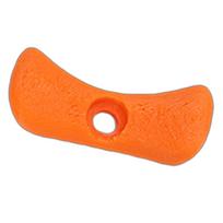 Handcrafted Boulder Block 3D Rock Climbing Ball Finger Grip Training Climbing Block Exercise Ball orange
