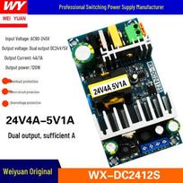 Dual-Channel 24V/4A & 5V/1A AC/DC Switching Power Supply Module 24V 4A, 5V 1A