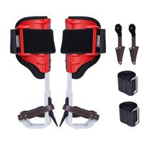 VEVOR Tree Climbing Spikes, 1 Pair Aluminum Climbing Spurs, 350lbs Load Capacity Tree Climbing Gear with Straps and Spike Protectors 23 x 18 x 42 cm