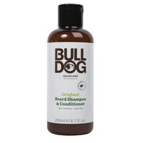 Bulldog Skincare for Men Original Beard Shampoo & Conditioner 4 pcs 200ml white