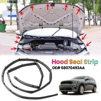 Variklio dangčio sandarinimo juostelės apdaila Weatherstrip Jeep Grand Cherokee 2011 - 2020 Dodge Durango Medžiaga Guma Tiesioginis pakeitimas 68070493A kaip parodyta spalva