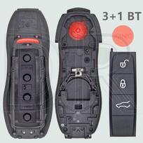DR 3/4/5 Button Replacement Car Remote Key Shell Case For Porsch Macan Panamera Cayenne 3 Button black